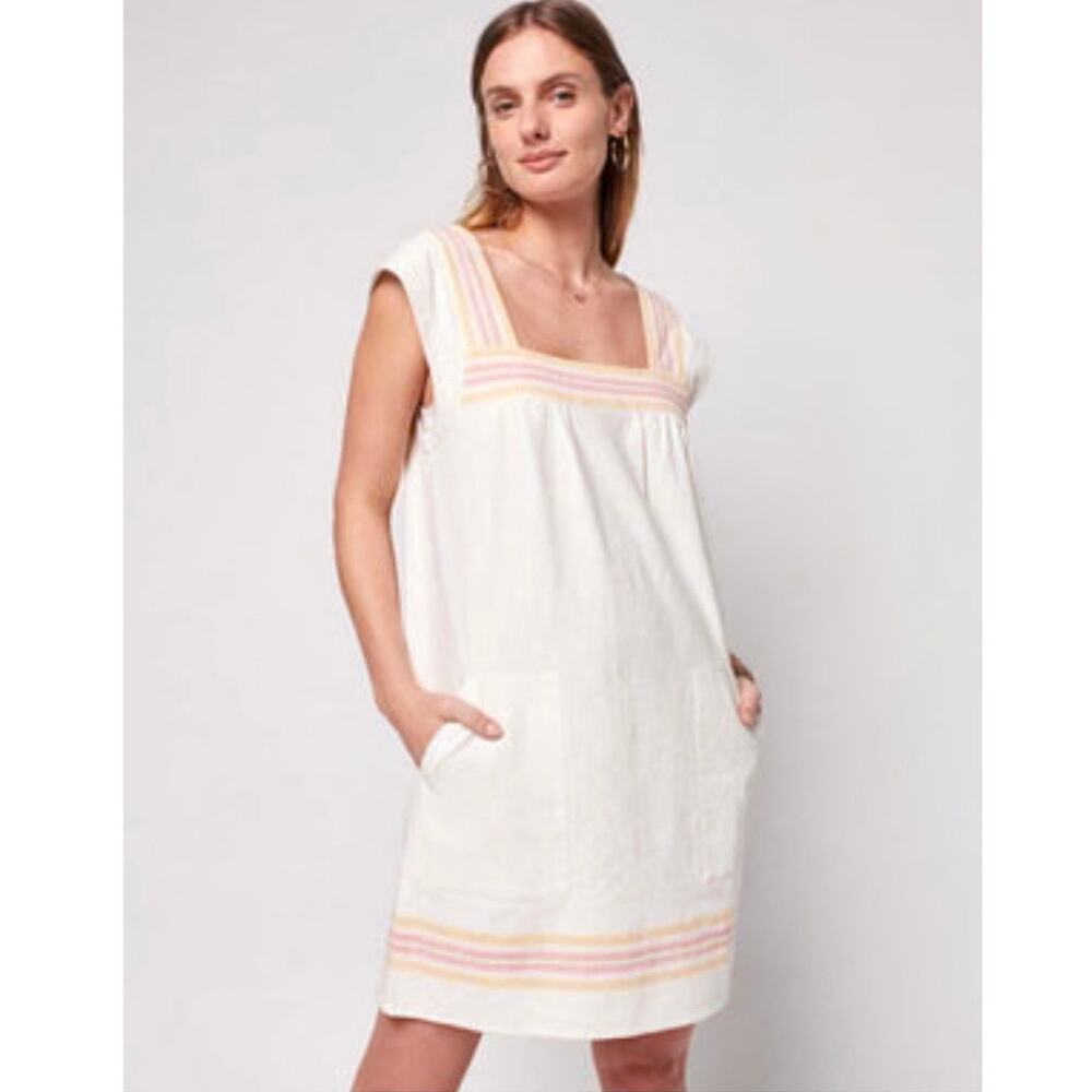 NWT Faherty Hailee Dress Apres Soleil Stripe S